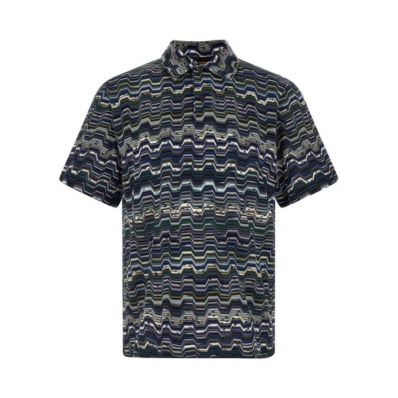 Missoni Men's Zigzag Polo Shirt